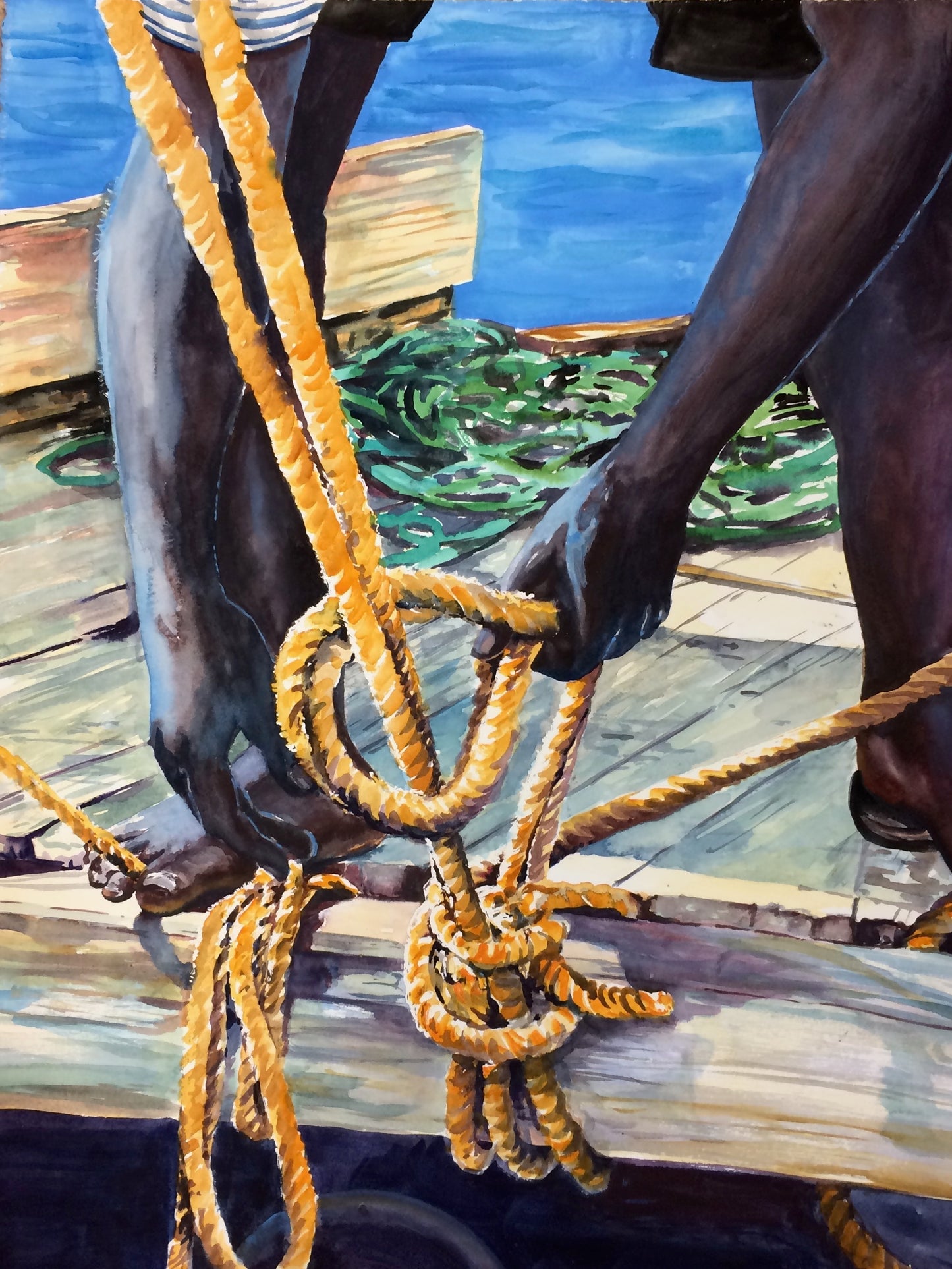 The Hands Of A Fisherman